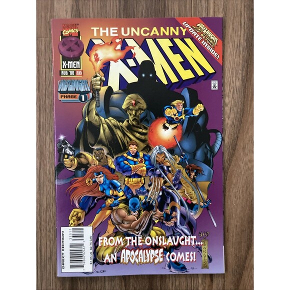 Uncanny X-Men: No. 331, 332, 335, & 339. Marvel Comics (1996) Onslaught, Iceman - Picture 7 of 8